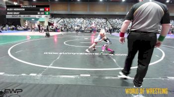 49 lbs Semifinal - Alex Herndon, American Dream vs Zeke Gray, MilLard South Wrestling Club