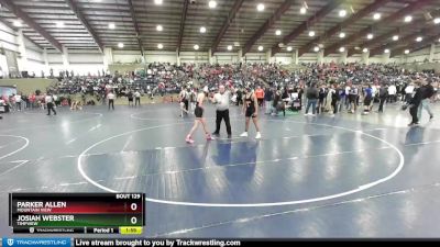 132 lbs Champ. Round 2 - Josiah Webster, Timpview vs Parker Allen, Mountain View