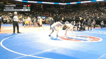 132 Class 3 lbs 3rd Place Match - Alex Wieberg, Helias Catholic vs Gable Ohm, Washington