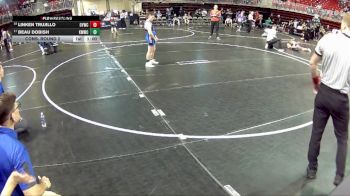 95 lbs Cons. Round 2 - Linken Trujillo, Ogallala Youth Wrestling Club vs Beau Dobish, Kearney MatCats Wrestling Club