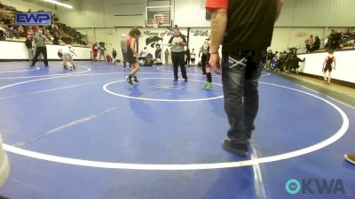 64 lbs Rr Rnd 5 - Aurora Bearden, Skiatook Youth Wrestling vs Caleb Robertson, Wagoner Takedown Club