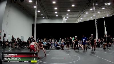 92 lbs Round 6 (8 Team) - Dylan Frechette, Junior Terps Northeast vs Cole Lemberg, Killer Elite