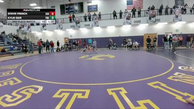 138 lbs 3rd Place Match - Stevie French, Cody Middle School vs Kylie Geis, Thermopolis