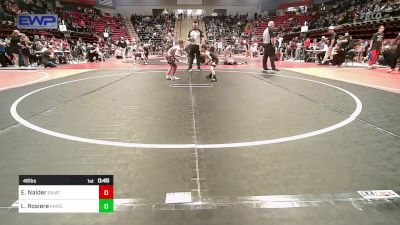 46 lbs Consi Of 4 - Easton Nalder, Skiatook Youth Wrestling vs Logan Rosiere, Keystone Kids Wrestling Club