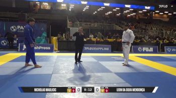 Leon Da Silva Mendonça vs Nicholas Maglicic 2025 Pan Jiu Jitsu IBJJF Championship