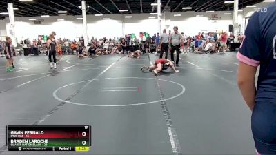 80 lbs Round 3 (4 Team) - Gavin Fernald, CTWHALE vs Braden LaRoche, Quaker Nation Black