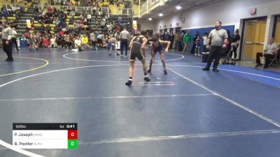 122 lbs Consy 2 - Parker Joseph, Mars vs Brecken Postler, Alpha WC