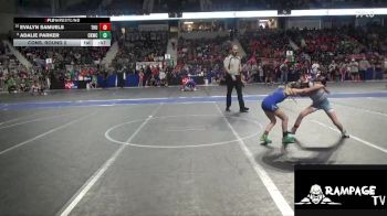 60 lbs Cons. Round 2 - Evalyn Samuels, Thunderbird vs Adalie Parker, Chaparral Kids Wrestling Club