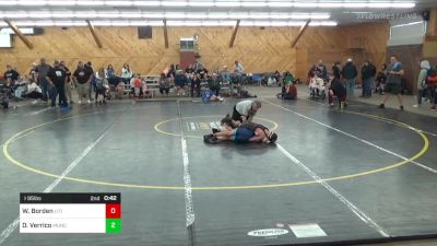 I 95 lbs Consi Of 4 - Wyatt Borden, Lititz vs Delo Verrico, Muncy