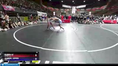 145 lbs Round 1 (16 Team) - Ruben Le, SCVWA vs Gabriel Lemos, IEWA