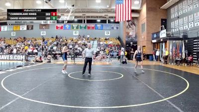 165 lbs Quarterfinal - David Hunsberger, Lander vs Cumberland Kines, Shorter