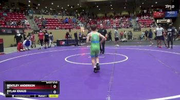 110 lbs Cons. Round 2 - Bentley Anderson, OK vs Dylan Knaus, IL