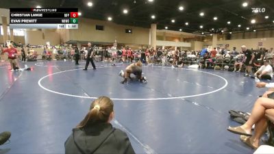175 lbs Round 3 (6 Team) - Christian Lange, Morris Fitness Purge vs Evan Prewitt, White Buffalo Wrestling Academy