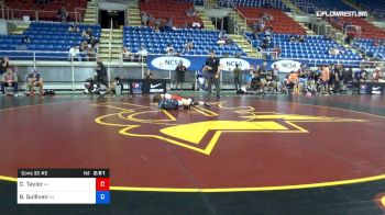 120 lbs Cons 32 #2 - Carson Taylor, Iowa vs Billy Sullivan, Nevada