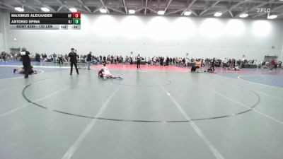 132 lbs Consi Of 64 #2 - Maximus Alexander, NY vs Antonio Spina, NJ
