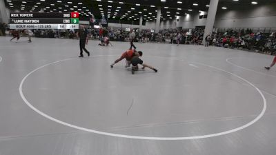 175 lbs Cons. Rd Of 16 - Luke Hayden, Eierman Elite Wrestling Club vs Rex Topete, South Hills High School Wrestling