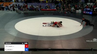 155 lbs Rnd Of 64 - Belen Lopez, WA vs Kyleigh James, IA