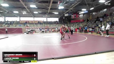 157 lbs Cons. Round 4 - Carson Wilder, Floyd Central vs Davondrey Brown, Tell City