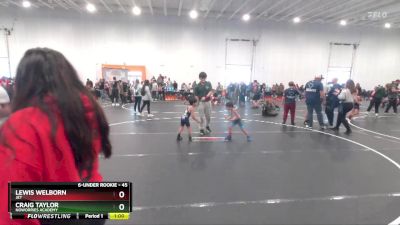 45 lbs Quarterfinal - Craig Taylor, NoWorries Academy vs Lewis Welborn, JET