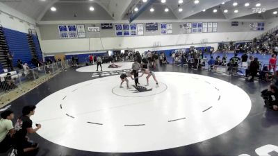 100 lbs Cons. Semi - Madi Emigh, Long Beach Wilson vs Mikee Macahia, Artesia
