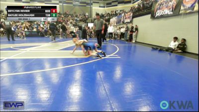 60 lbs Rr Rnd 1 - Brylynn Revier, Morrison Takedown Club vs Baylee Holzbaugh, Team Guthrie Wrestling