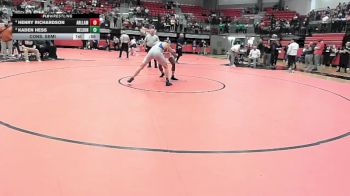 157 lbs Cons. Semi - Henry Richardson, Arlington Lamar vs Kaden Hess, Northwest Nelson