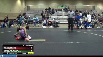 82 lbs 1st Place Match - Ethan Halstead, Dark Horse Wrestling Club vs Owen Thomas, The Untouchables
