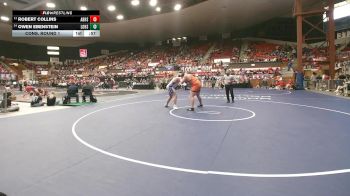 285 lbs Cons. Round 1 - Owen Ebenstein, Louisburg HS vs Robert Collins, Abilene HS