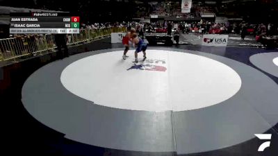 Champ. Round 2 - Juan Estrada, Chico High School Wrestling vs Isaac Garcia, North Coast Grapplers