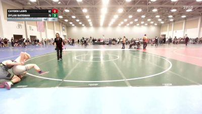 138 lbs Consi Of 16 #2 - Cayden Laws, NC vs Dylan Bateman, PA