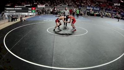 D 2 138 lbs Champ. Round 2 - Eli Lafaso, E.D. White vs Brennan Romero, Teurlings Catholic