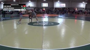 165 lbs Cons. Round 1 - Hunter Dietrich, Findlay vs Cael Miller, Bellarmine