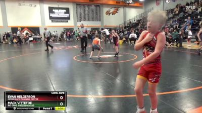 75 lbs Cons. Semi - Mack Vittetoe, Big Game Wrestling Club vs Evan Helgerson, McDominate Training Center