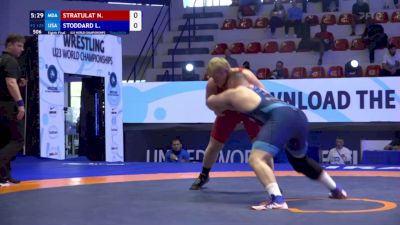 125 kg 1/8 Final - Nicolae Stratulat, Moldova vs Lucas Stoddard, United States