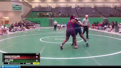 235 lbs Semis & 1st Wb (8 Team) - Amy Dike, Campbell vs Chloe McClure, Woodward Academy