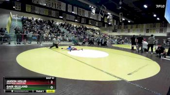 56 lbs Round 1 - Jaxson Hollis, Gold Rush Wrestling vs Gage Gililland, So Cal Hammers