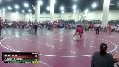 130 lbs Round 2 (8 Team) - Rachel Silva, Charlies Angels Florida Black vs Christelle Joseph, MIAMI ALLSTARS