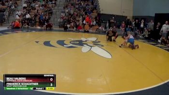 55 lbs Semifinal - Frederick Schachtner, Simley Wrestling Club vs Beau Valberg, Centennial Youth Wrestling