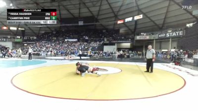 Girls 2A 170 lbs Champ. Round 2 - Tessa Hausken, Ephrata (Girls) vs Camrynn Pike, North Mason (Girls)