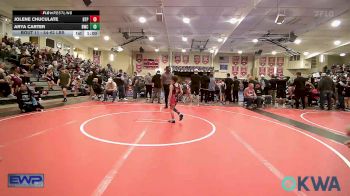 54-62 lbs Rr Rnd 2 - Jolene Chuculate, Tulsa Blue T Panthers vs Arya Carter, Bartlesville Wrestling Club