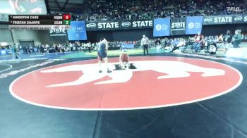 Boys 1A 157 lbs Semifinal - Tristan Sharpe, Cascade (Leavenworth) vs Kingston Case, Hoquiam