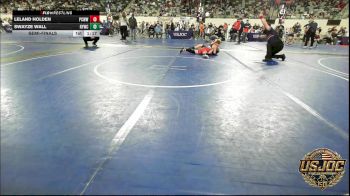105 lbs Semifinal - Leland Holden, Ponca City Wildcat Wrestling vs Swayze Wall, Randall Youth Wrestling Club