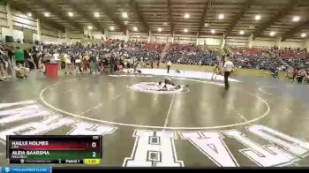 125 lbs Cons. Round 4 - Aleia Baarsma, Hillcrest vs Haille Holmes, Lehi