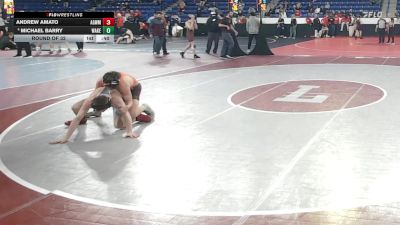 126 lbs Round Of 32 - Andrew Amato, Agawam vs Michael Barry, Wakefield