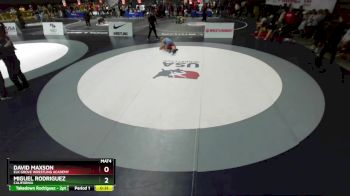 120 lbs Cons. Round 2 - Miguel Rodriguez, California vs David Maxson, Elk Grove Wrestling Academy