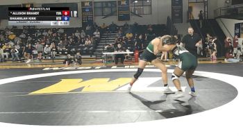 180 lbs Champ. Round 1 - Shanielah Kirk, Bethany vs Allison Brandt, York