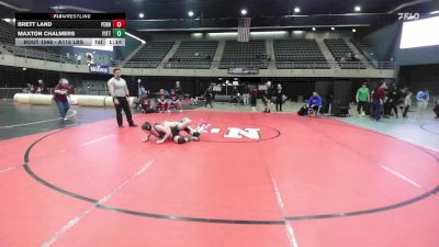 5th Place - Brett Land, Pennsville Township vs Maxton Chalmers, Pittsville