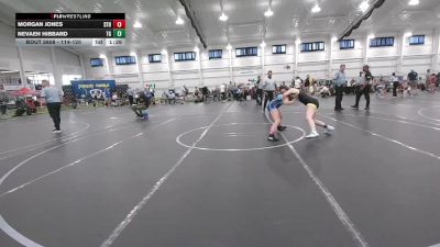 114-120 lbs Round 2 - Nevaeh Hibbard, Team Gridiron vs Morgan Jones, Storm