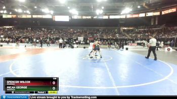 138 lbs Cons. Round 2 - Spencer Wilcox, Madison vs Micah George, Wasatch