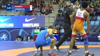 48 kg 1/8 Final - Ronit Sharma, India vs Maxim Sarmanov, Moldova